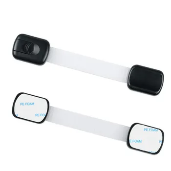 

1pc Adjustable Strap Latch Child Proof Safety Locks Baby Proofing Cabinet Lock