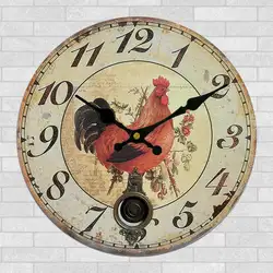 Европа Ретро часы творческая гостиная Американский петух Часы Простой декоративные часы Спальня Мода кварцевые часы