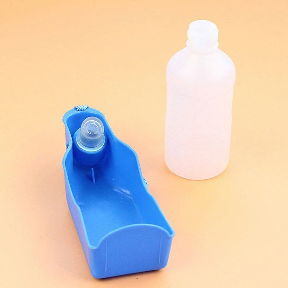 500ml Portable Foldable Pet Dog Drinking Bowl Bottle Outdoor Travel Kettle Feed Water Bowl Fountain (2)