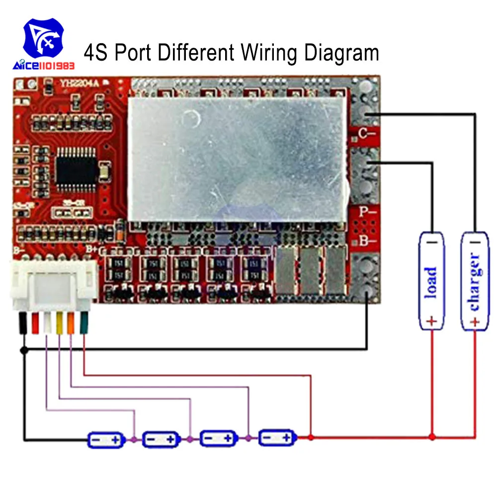 4S 5S 50A BMS плата 3,2 V/3,7 V железо фосфат LiFePO4 батарея BMS плата 3,2/3,7 V 18650 литиевая батарея Защитная плата w/баланс