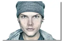 Пользовательские avicii Тим bergling современный человек плакат модные стильные Домашний Декор Ретро Спальня высокое качество (20x30) стены Стикеры