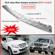 Автомобильный задний багажник порога Накладка заднего бампера протектор для GLK класс GLK350 4matic GLK260 200 GLK300, металлические пряжки самого лучшего качества, низкая прибыль