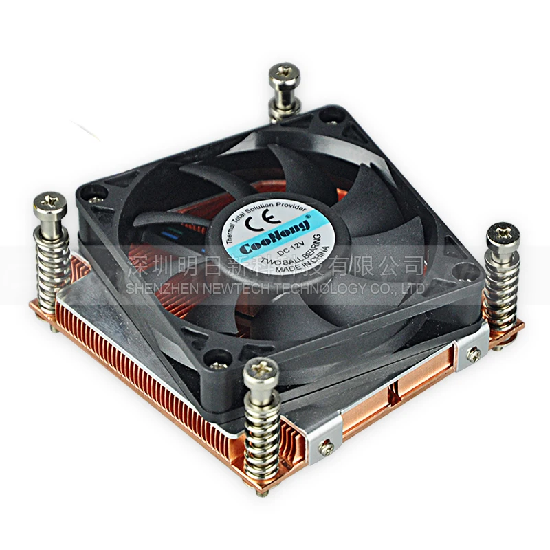 1U CPU COOLER radiator Copper heatsink for Computer server Intel LGA 775 Active cooling (skiving fin) 1U CPU COOLER radiator Copper heatsink for Computer server Intel LGA 775 Active cooling (skiving fin)
