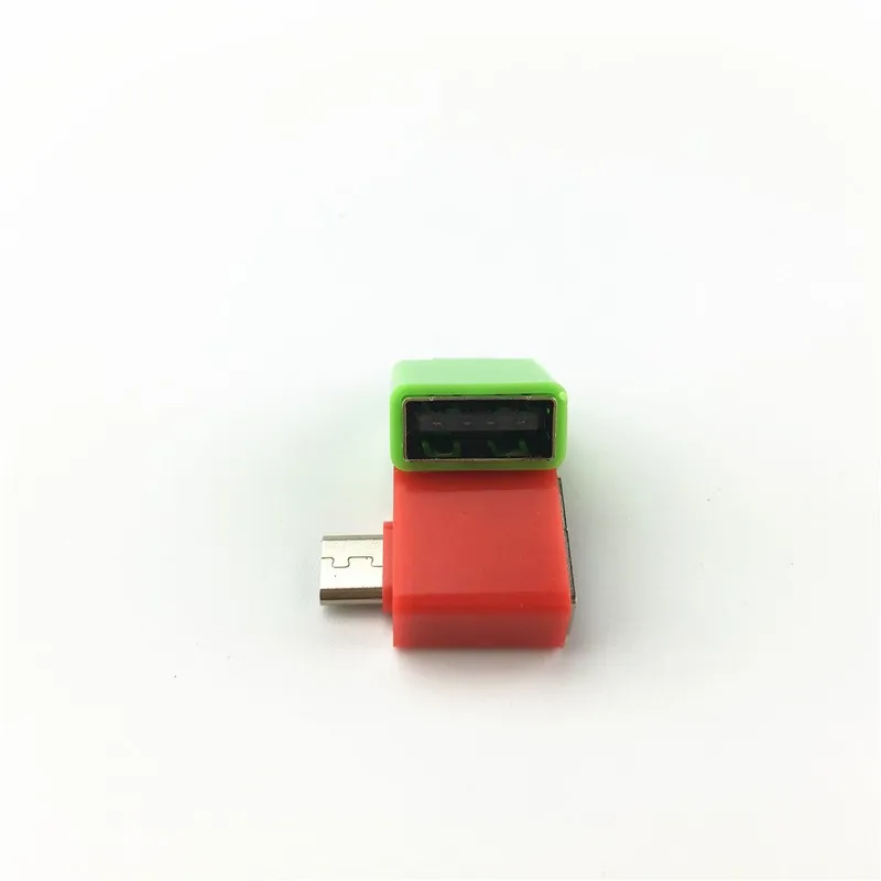 Квадратный Мини OTG USB кабель OTG адаптер Micro USB штекер USB 2,0 Женский конвертер для планшета Android samsung Xiaomi huawei Phone