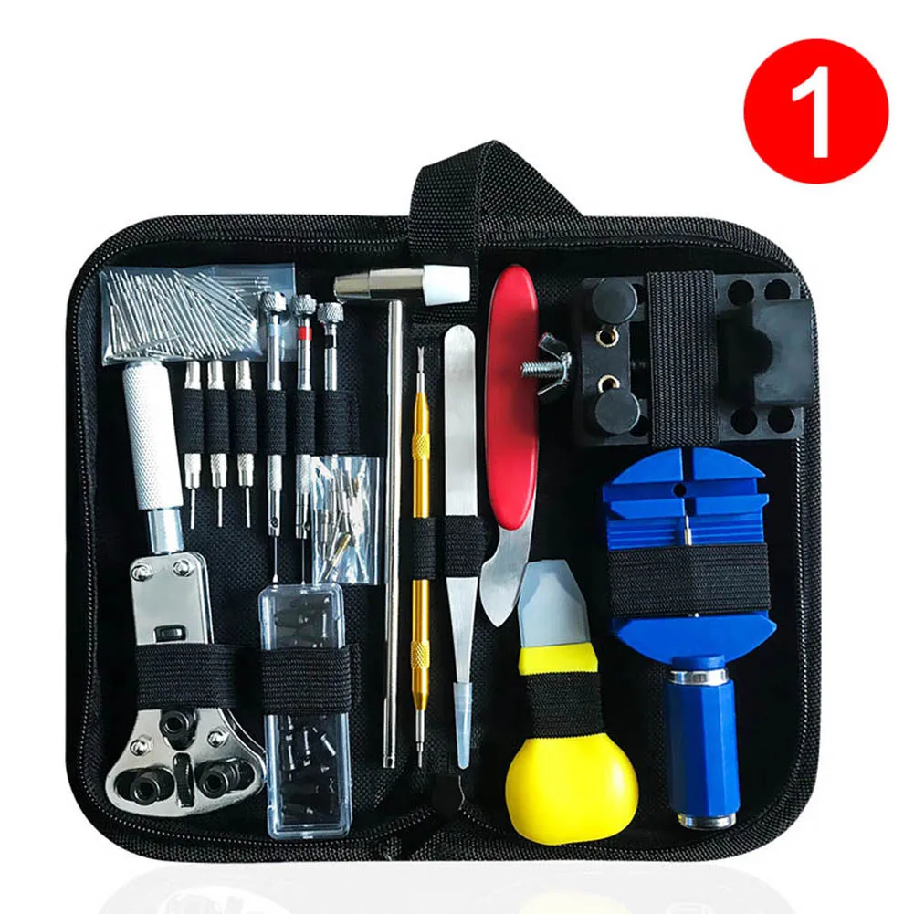 

147 / 16 Pcs Watch Repair Tool Kit Set Watch Case Opener Link Spring Bar Remover Screwdriver Watchmaker Device SKD88