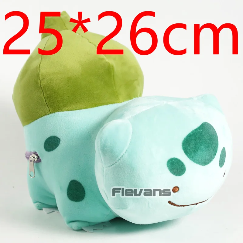 Аниме мультфильм монстр Ditto Bulbasaur Плюшевые игрушки Мягкая кукла - Цвет: 25x26cm