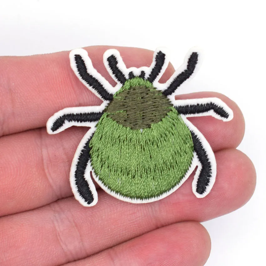 

1Pcs Embroidery Beetle Patch Sewing Insect Patches Iron On Clothes Applique DIY Kids Motifs For Gift Accessories