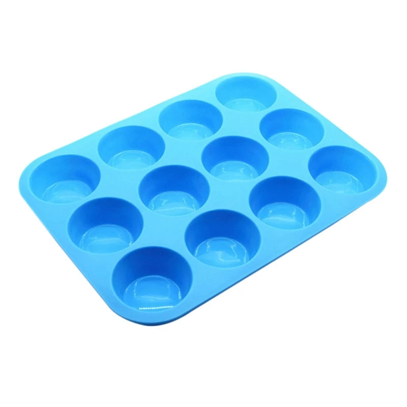 12 Cup Silicone Non-Stick Round Mousse Cake Mold Muffin pan &Cupcake Baking Pan DIY Baking Pastry Tools Baking Supplies 12 Cup Silicone Non-Stick Round Mousse Cake Mold Muffin pan &Cupcake Baking Pan DIY Baking Pastry Tools Baking Supplies