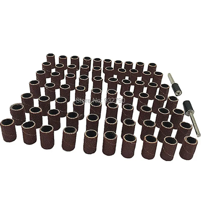 150pc Rotary Sanding Band Drum Kit Drum Sanding Wheels Bands Mini