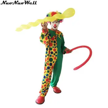 

New Arrival Holiday Variety Funny Clown Costume Carnival Masquerade Cosplay Party Hallowen Carnival Party Adult Clown Costume