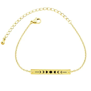 

V Attract 10Pcs Wholesale Lot Long Engrave Signals Bar Charm Bracelets & Bangles Women Girls Fashion Accessories Gifts