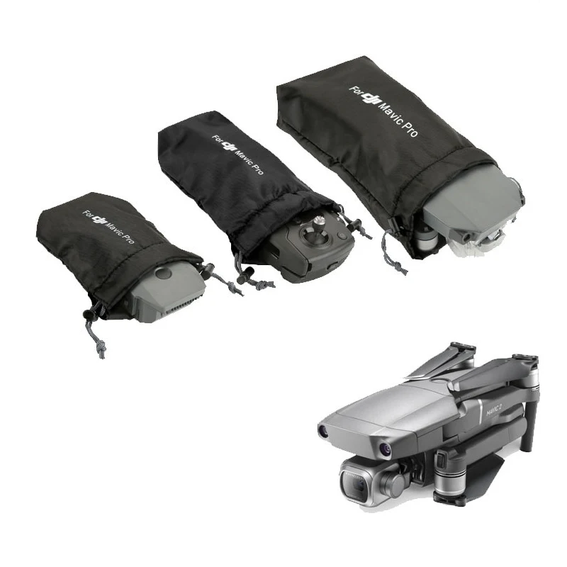 3 in 1 Soft cloth bag protective case drone body & Remote Controller  & battery Storage Bag sleeve for DJI Mavic pro air mavic 2 pro zoom drone 1 (8)
