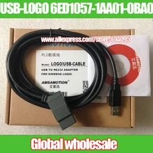 1 шт. USB-LOGO 6ED1057-1AA01-0BA0 программирования кабель для Siemens/логотип! USB-CABLE скачать USB изолированный кабель для Siemens логотип