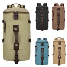 Повседневная сумка-мешок, мужской холщовый рюкзак, винтажные дорожные сумки для багажа, рюкзак пяти цветов на выбор