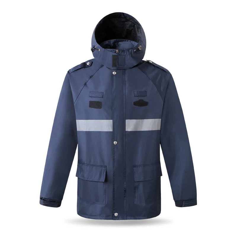 

reflective raincoat road administration security protective clothing traffic warning sanitation fluorescent raincoat rain gear