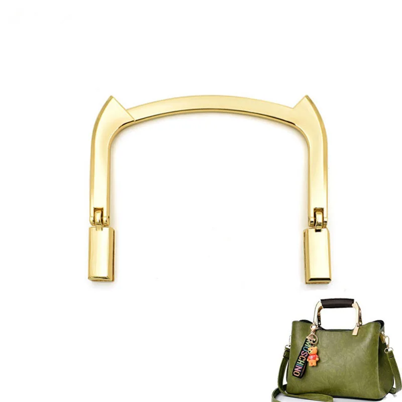 

6pcs/lot high-end Luggage hardware accessories DIY bag accessories Light gold bag rhombus Hold metal arm in arm handle