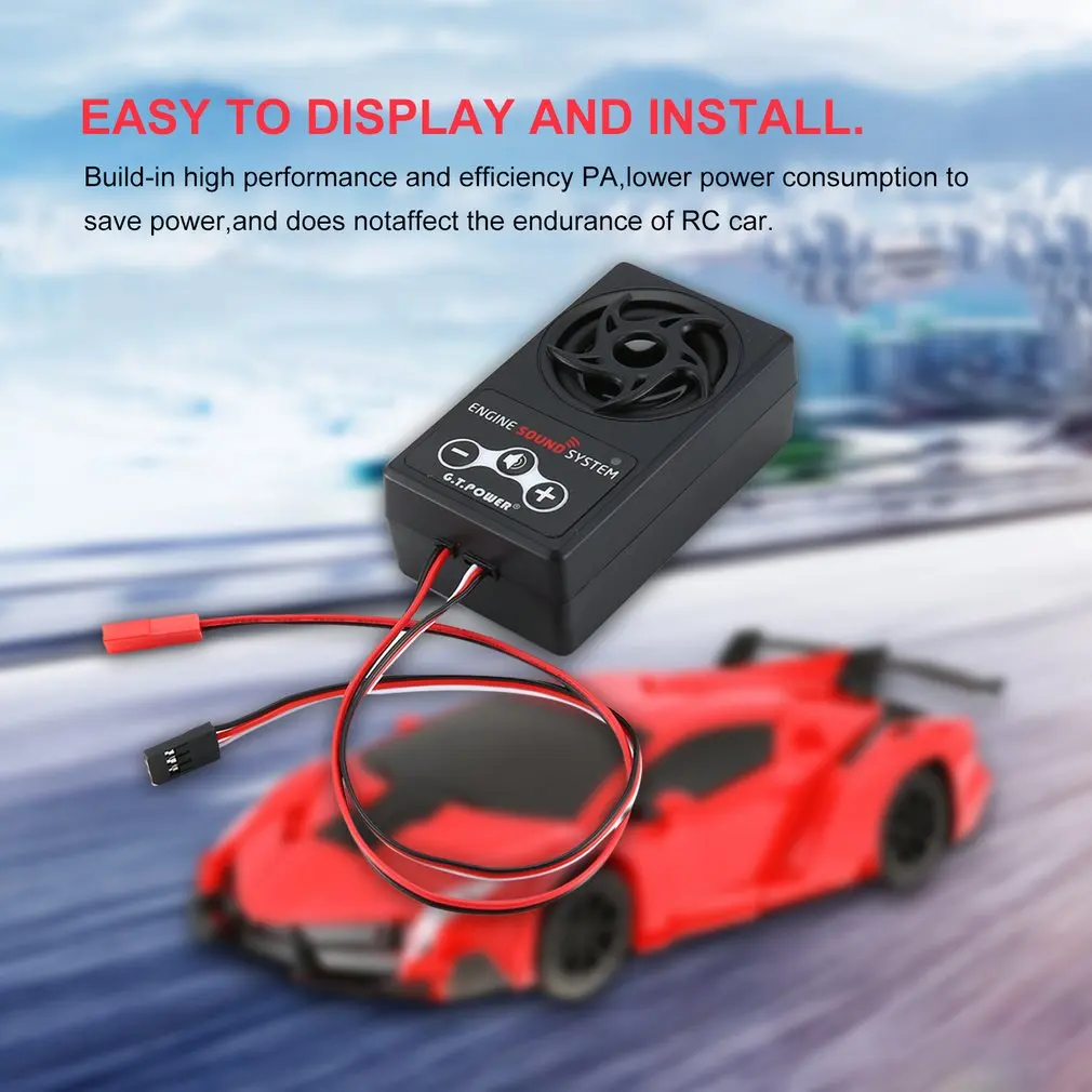 G T Power Engine Sound Simulated System For Rc Car Axial Scx 10 Ii Wraith Traxxas Trx4 Build In 58 Kinds Of Sounds Parts Accessories Aliexpress