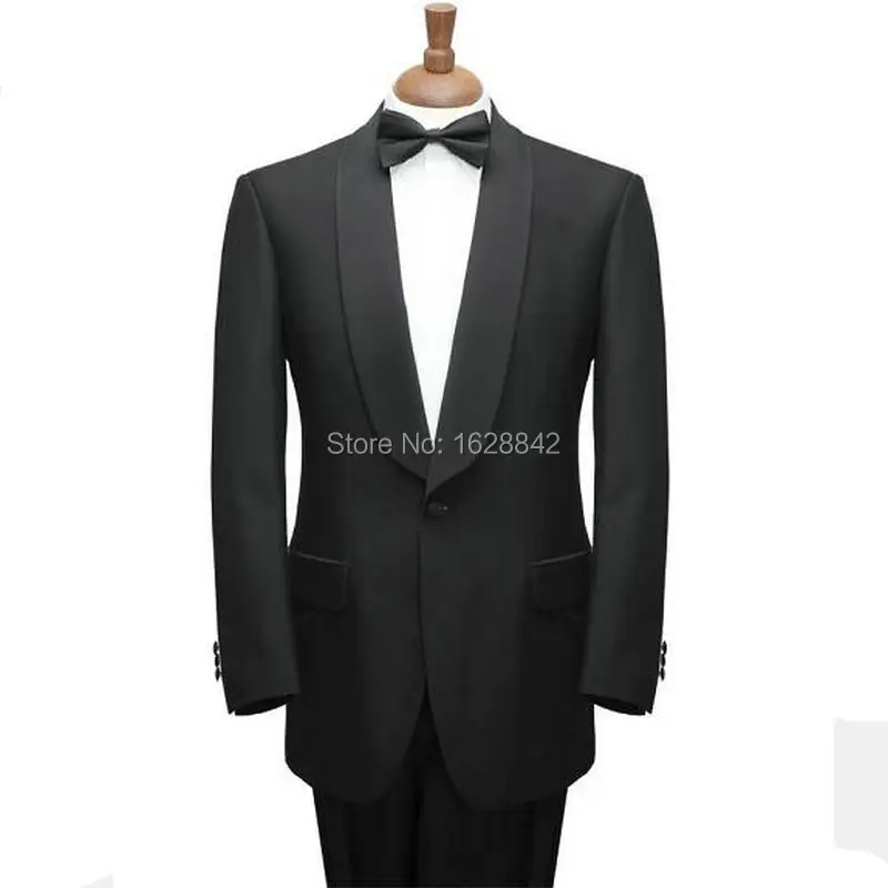 2016latest suit black 2pieces jacket+pants latest coat pant designs men