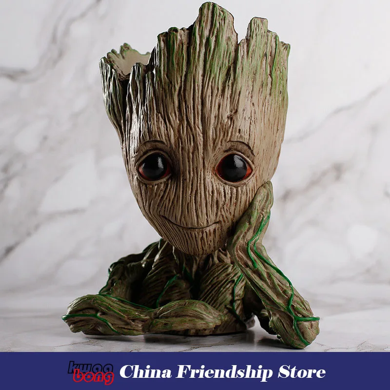 groot Guardians of the Galaxy, Baby Groot , Figure Toys Flowerpot Planter, Tree Man Cute Model Toy Pen Pot Action Figures groot Guardians of the Galaxy, Baby Groot , Figure Toys Flowerpot Planter, Tree Man Cute Model Toy Pen Pot Action Figures