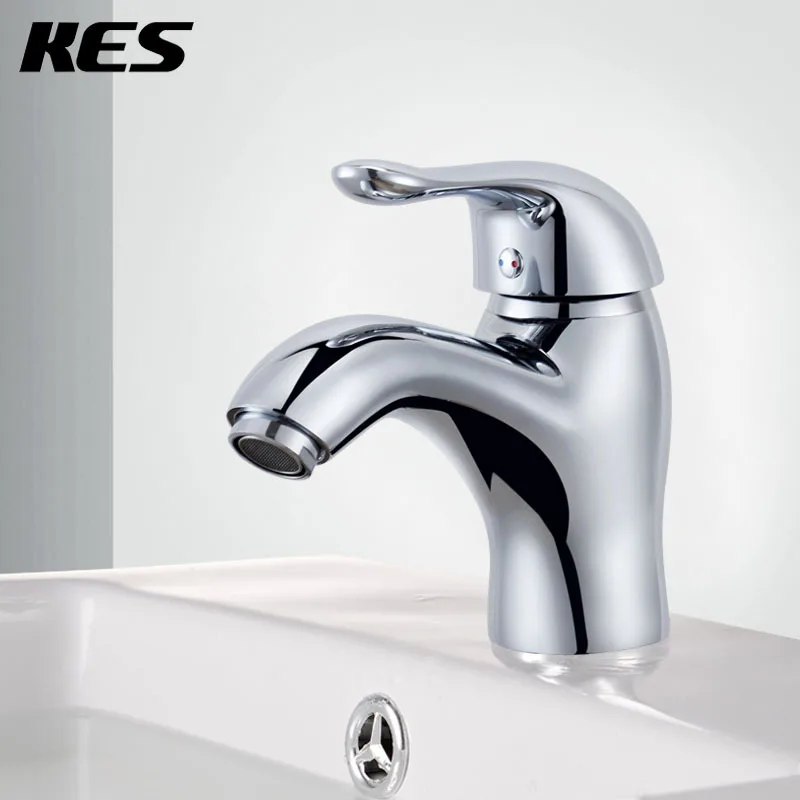 

KES L3008A1 Bathroom Lavatory Single Lever Vanity Sink Faucet, Polished Chrome