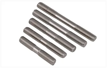 

GB901 316 stainless steel screws double-headed screw rods studs M6 M8 M10 M12 Bolts double-headed screws teeth