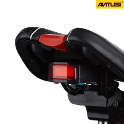 ANTUSI A6 Велосипедный спорт 4 в 1 беспроводной задний свет Велоспорт дистанционное управление сигнализации замок горный велосипед Smart Белл