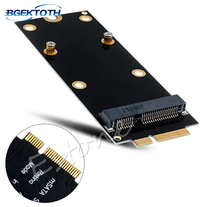 mSATA SSD для SATA 7+ 17 Pin адаптер карты 2012 для MacBook Pro MC976 A1425 A1398 Feb7