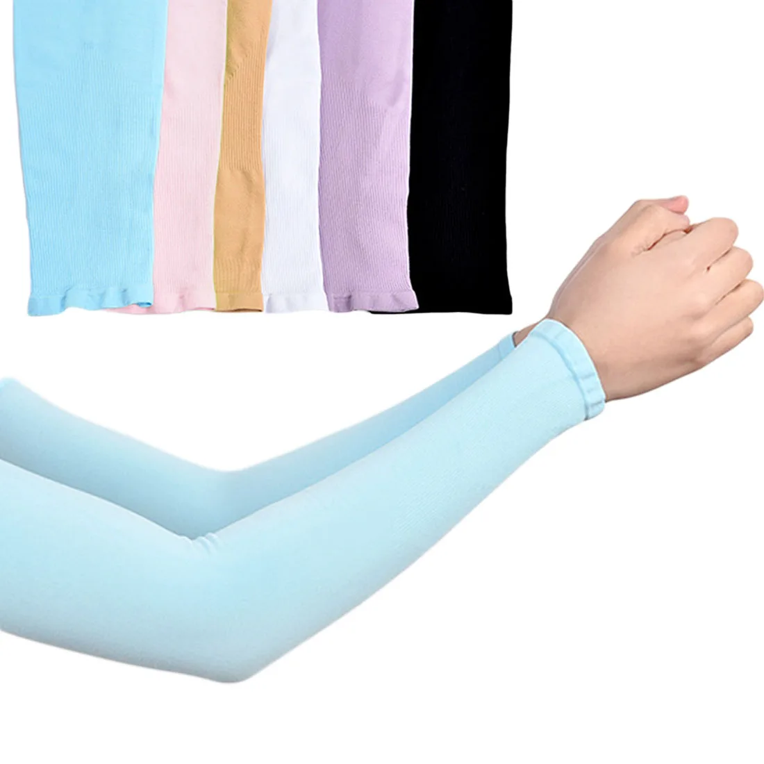 1 Pair Cooling Arm Sleeves For Running Cycling Basketball Arm Sleeves