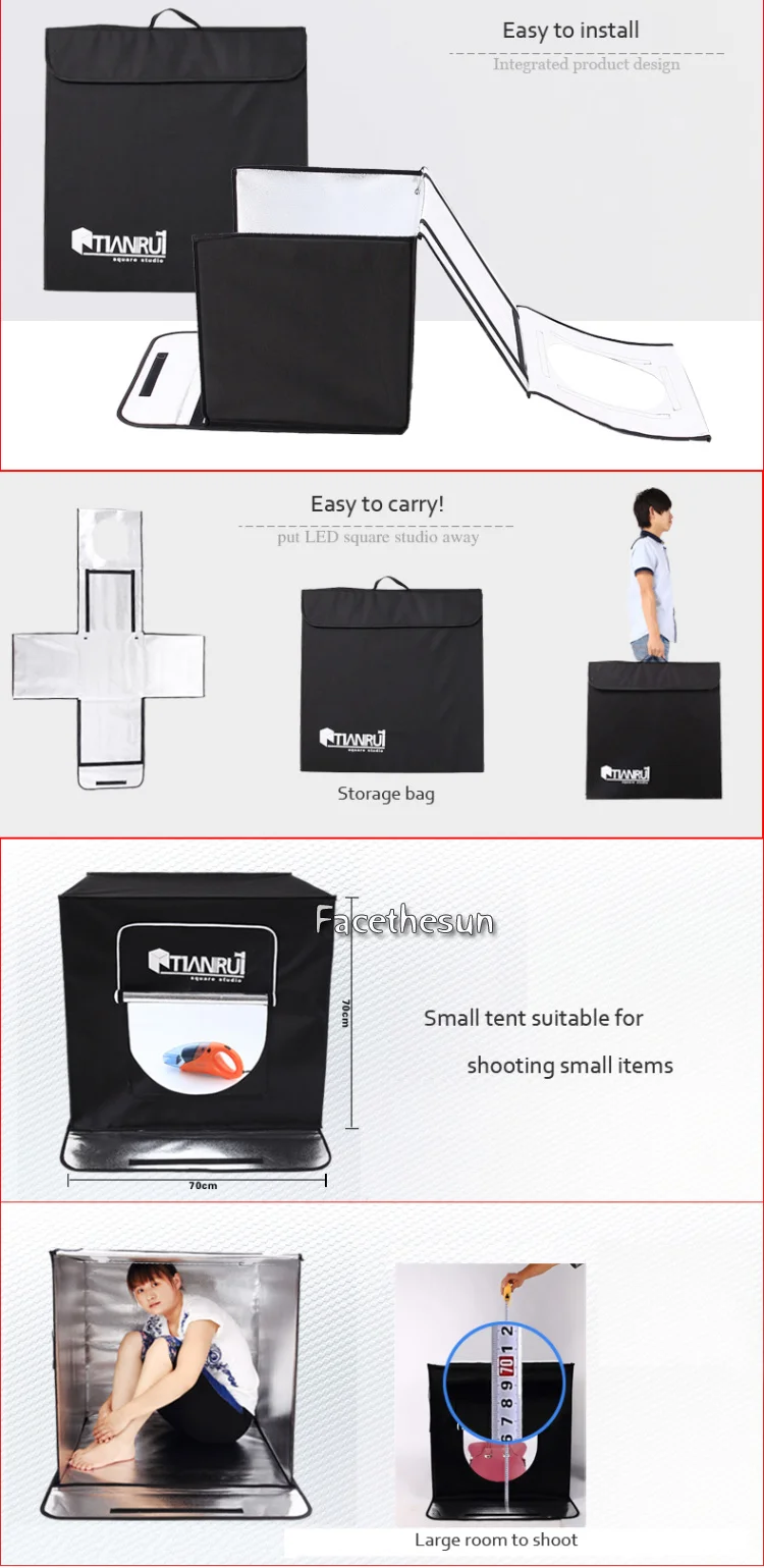 Small photography studio light box -36