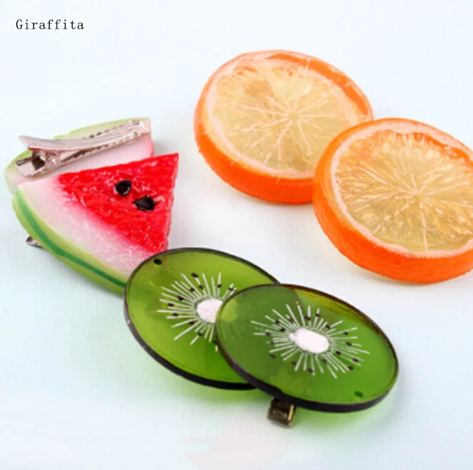

1 Pcs Baby Cute Cartoon Fruit Slice Hairpins Hair Accessories Girls Women Lovely Fashion Hair Clips Children Headwear