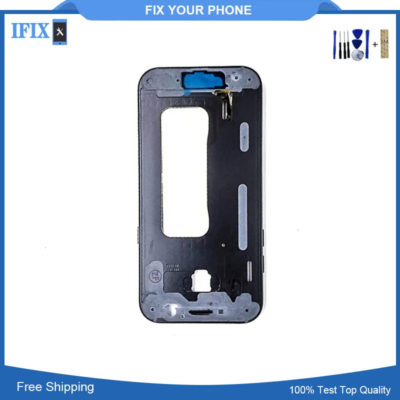 

For Samsung Galaxy A5 2017 A520 A520F Middle LCD Front Frame Bezel Housing Cover Replacement Part Pink Black Gold Blue