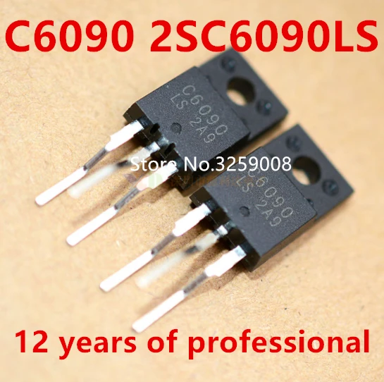 C6090 2SC6090LS 2SC6090 TO-220F 100% новая импортная оригинальная 10 шт