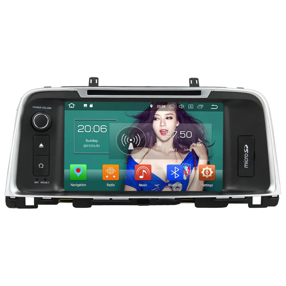 KLYDE 8 дюймов Восьмиядерный PX5 4G wifi Android 8,0 4 Гб ОЗУ 32 Гб ПЗУ BT автомобильный DVD мультимедийный плеер радио для Kia K5 Optima - Цвет: Radio