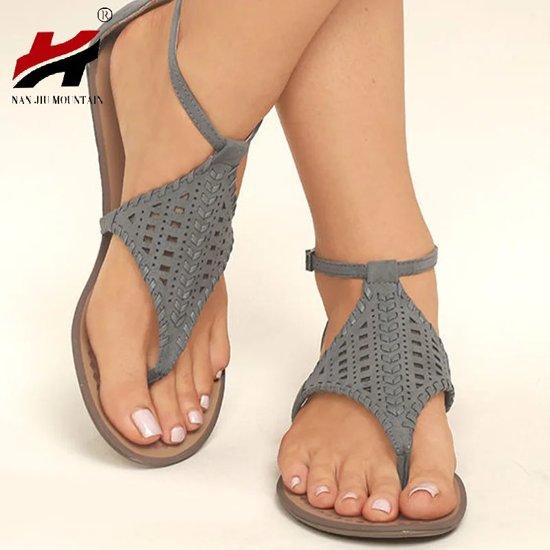 ladies fashion flat comfort sandals