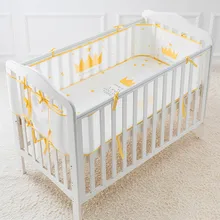 3D сетчатая ткань, воздухопроницаемая детская кроватка, защищенная от столкновений кровать, защитный бампер для новорожденных, детская кроватка, забор для детей