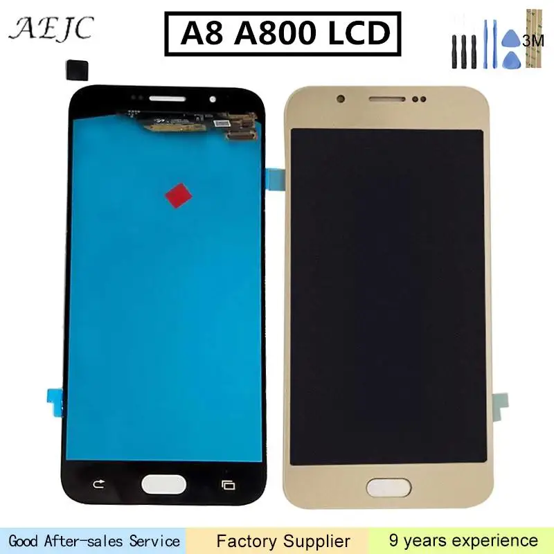 

Super Amoled For Samsung A8 LCD Display Touch Screen Digitizer Assembly Replace For Samsung For Galaxy A800 A800F A8000 LCD 5.7