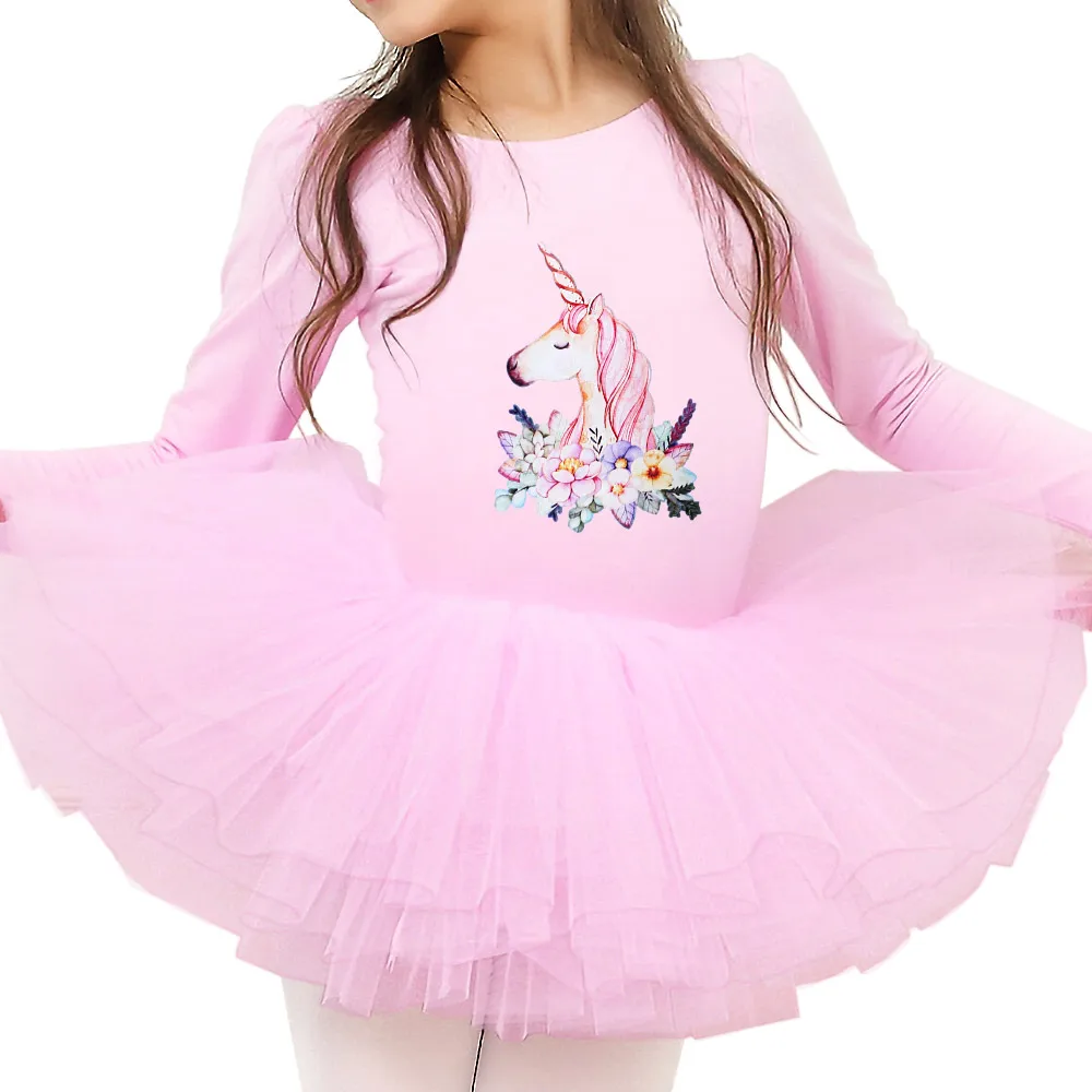 

BAOHULU Toddler Teens Girls Ballet Tutu Dress Fancy Unicorn Dress Dance Wear Ballerina Dance Costume for Children 2-8 Years