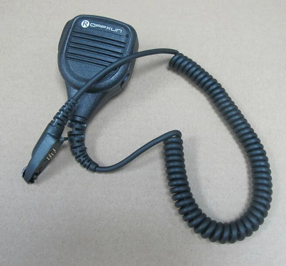 OPPXUN мобильного телефона микрофон для MOTOROLA GP328Plus, GP338Plus, GP344, GP388, GL2000, EX500, EX600, EX600XLS радио - Цвет: Черный