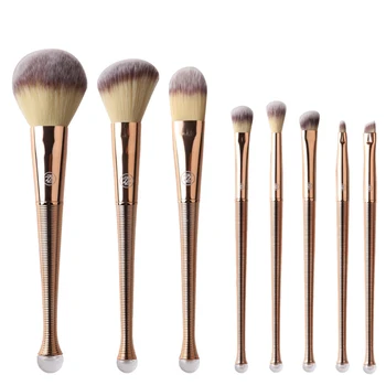 

8pc professional Make Up Brushes Set for Foundation Blending Blush Concealer Eye Shadow with Case face eyeshadow comestic brush