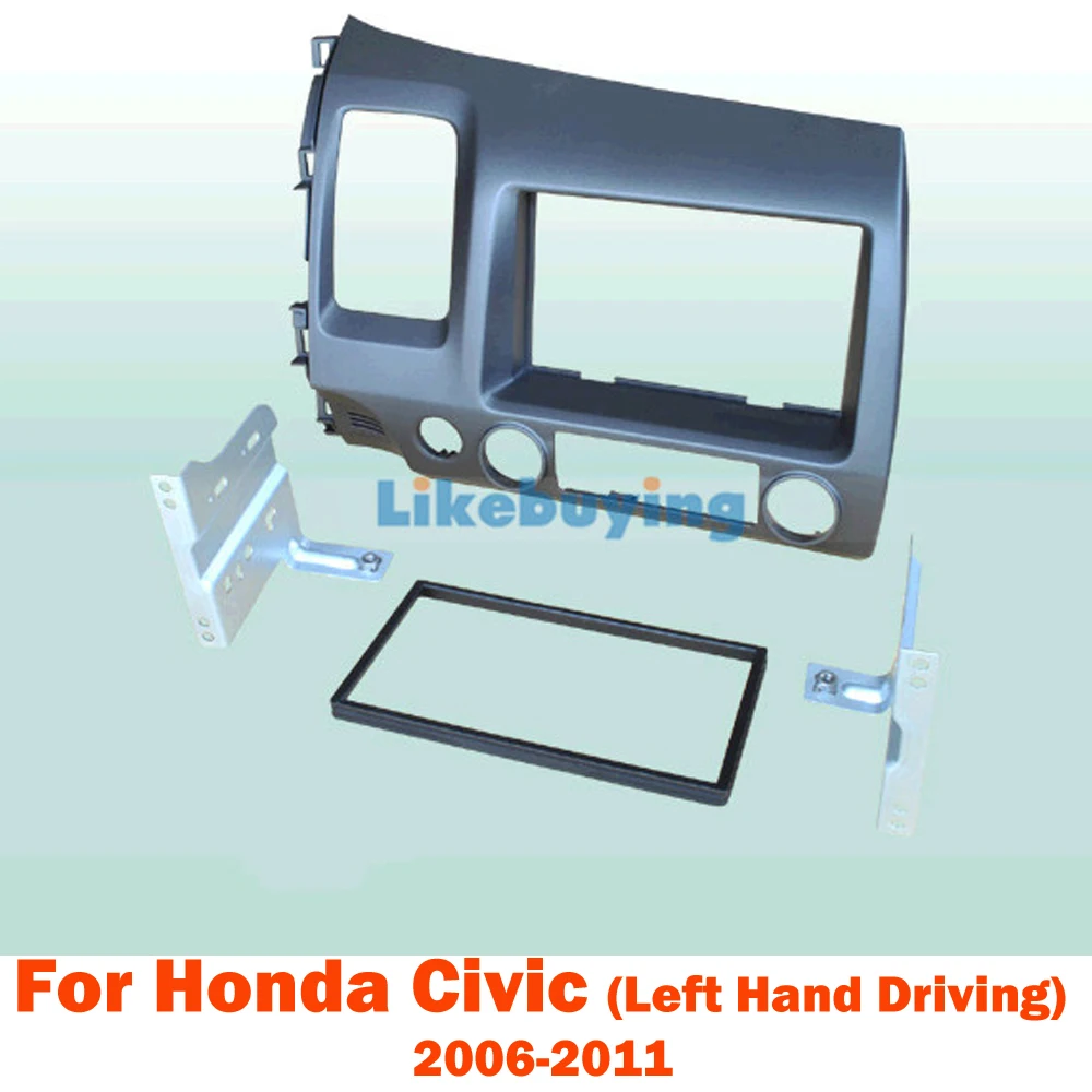 

2 Din Car Fascia Frame / Audio Panel Frame / Car Dash Frame Kit For Honda Civic Left Hand Driving 2006 2007 2008 2009 2010 2011