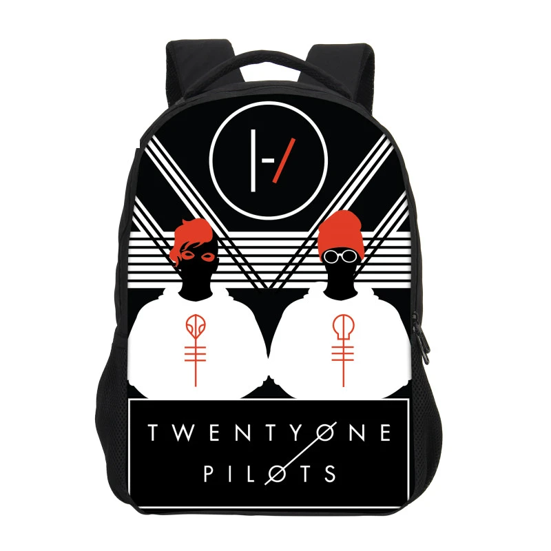 Детский рюкзак VEEVANV школьные сумки модный с принтом Twenty One Pilots Классный для