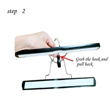 Портативный для наращивания волос носитель хранения пыленепроницаемый мешок парик висячий мешок с вешалкой BDF99