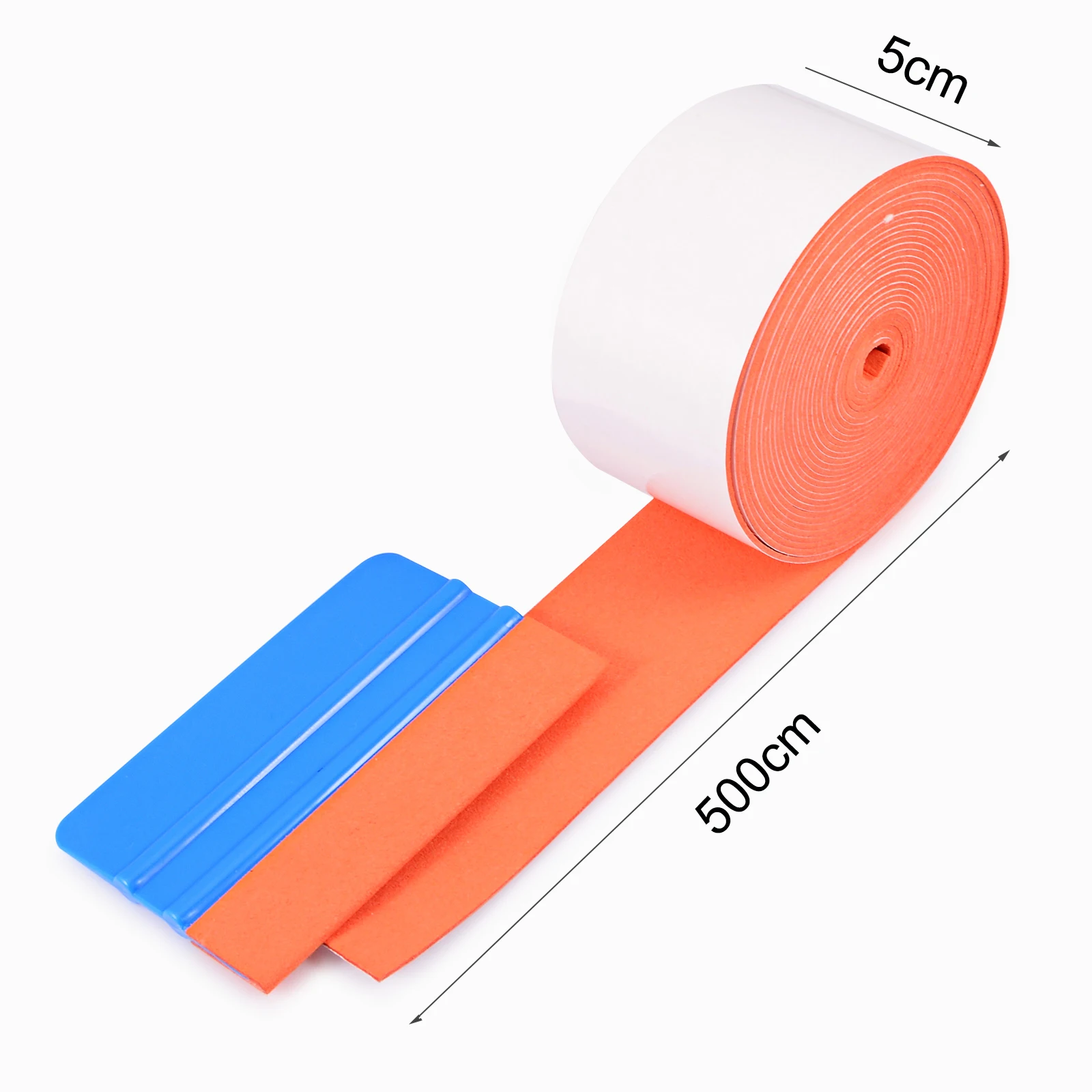 

Free shipping high quality Squeegee Suede Felt Edge with size 5cmx500cm