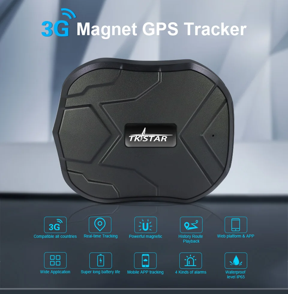 VJOYCAR TK905 TK915 TKSTAR 3g 2G Магнитный gps-трекер WCDMA GSM/LBS местоположение автомобиля в реальном времени отслеживание долгое время ожидания программного обеспечения шпионские устройства