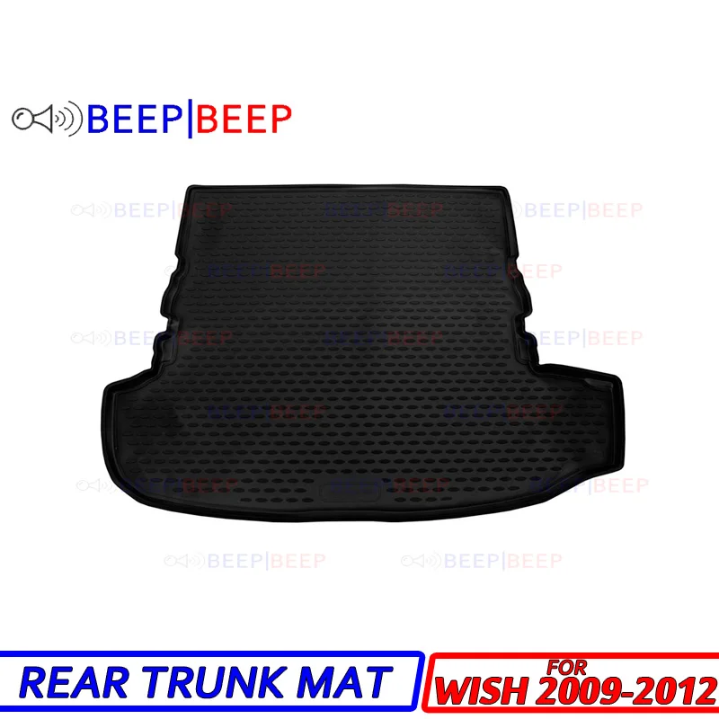 

For Toyota Wish 2009-2012 car trunk mat liner boot cargo mat tray floor carpet boot cargo rear mat luggage car styling
