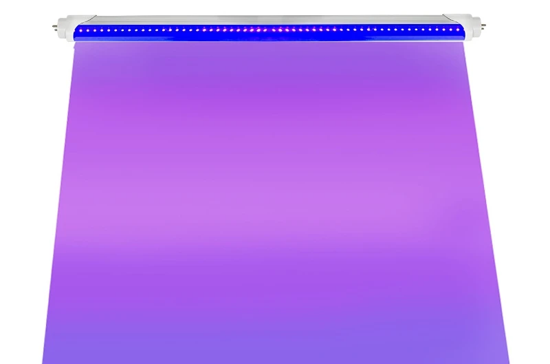 [Seven Neon] T8 60 см 8 Вт 48 Светодиодный 395-400NM SMD2835 светодиодный ультрафиолетовый свет пробки диджей бар КТВ светодиодный ультрафиолетовая трубчатая лампа Светодиодный УФ для сушки гель-лака, лампа-трубка