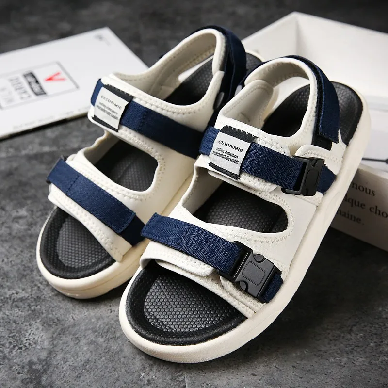 

YRRFUOT Men's Casual Shoes Summer New Adult Outdoor Sandals Comfortable Non-slip Men Beach Shoes Original Breathable Slippers