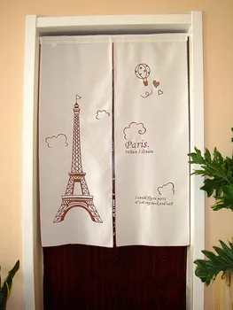 

Half-curtain Embroidered Valance Partition Fashion Paris Eiffel Tower Curtain for Kitchen Cabinet Door Free Shipping A-69