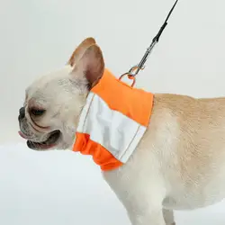 Регулируемый собака шарф шеи Воротник Cat шеи шарфы ПЭТ светоотражающие флуоресценции шарф собак полотенца