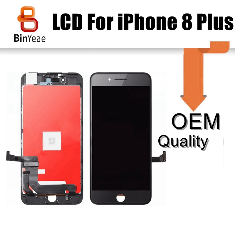 OEM качества для iPhone 8 Plus ЖК дисплей Дисплей 5 дюймов 3D Сенсорный экран планшета